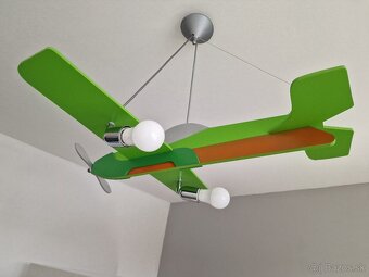 Stropné svietidlo lietadlo L2 -10 zelená - 2