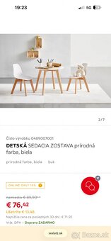 Detský stôl + stoličky - 2