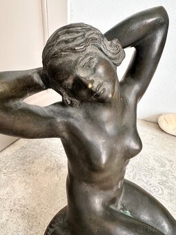 Bronzová socha - akt ? Julius Bártfay ? 1930 - 2