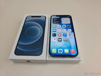 APPLE IPHONE 12 64GB BLACK,ZDRAVIE BATERKY 100% - 2