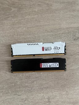 HyperX Fury DDR3 RAM 8GB moduly – biela a čierna verzia - 2