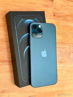 iPhone 12 Pro Max Pacific Blue BATERIE 100% TOP - 2