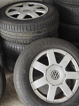 VW orig. Elektróny ®️+ pneumatiky Goodyear - 2
