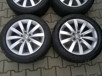 Elektrony VW 5x112 r17, letne pneu. 225/50 R17 - 2