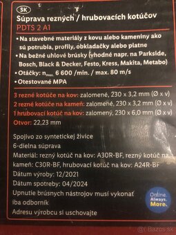Rezne a Hrubovacie kotúče 230mm - 2