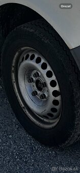 Predám plechove disky na Vw t5 5x120 205/65 r16c - 2