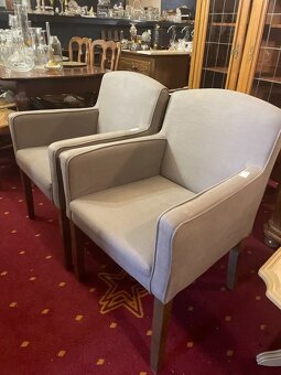 2ks kresla, textilia, 87 x 57 cm, vs 46 cm - 2