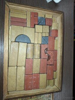 Historické betónové detské skladacky - 2