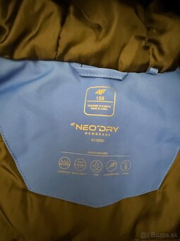 Predám lyžiarsku bundu a nahovice 4F veľkosť 158,164 - 2