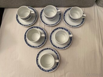 Gastro šálky na kávu - vzor kvety - 2