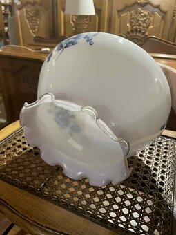 luster, sklo, malovaný, v 29 cm, priemer 30 cm, max d 60 cm - 2