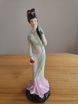 Retro porcelánové sošky Gejša - 2