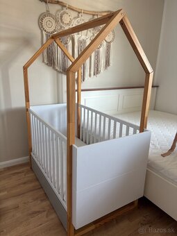 Domcekova postielka s komodou - 2