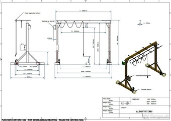 Portálový jeřáb ALTOSYSTEMS PORTMOT (6584) - 2