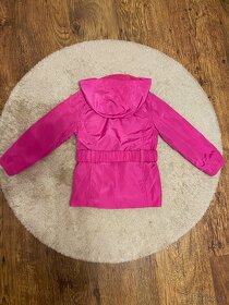 Dievčenský prechodný kabátik ,ružovej farby,veľkosť 98 - 2