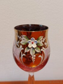 Borské sklo - 6 pohárikov + darček - 2