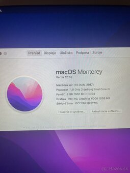MacBook Air 2017 13,3 121GB - 2