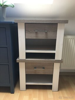 Komoda 1x a nočné stoliky 2x - 2