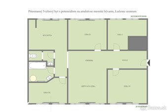 DO DOMČEKA | Priestranný 5-izbový byt s potenciálom na atrak - 2