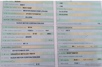 Suzuki SWIFT 1.3 2006 predám DVERE, MOTOR M13A, RIADENIE a i - 2