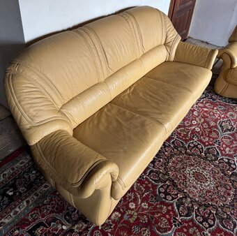 Kožená sedací souprava 3+1,5837 - 2