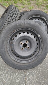 Zimné pneumatiky na plechových diskoch - Kia Rio - 2
