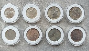 Československé strieborné mince 1947-1951 v boxe - 2