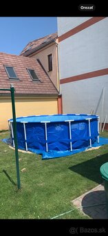 Predám bazén komplet príslušenstvo + Intex solinator - 2