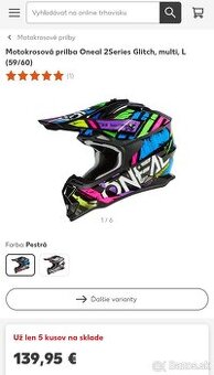 Motocrossová prilba Oneal - 2