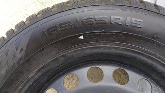 4x plechové disky so zimnými pneu Nokian - 2