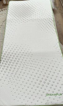 Vrchný matrac z latexovej peny DREAMPUR grey dots 8,5cm - 2