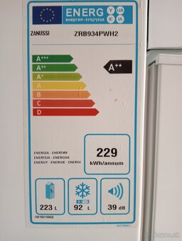 Kombinovaba chladnička s mrazničkou ZANUSSI - 2