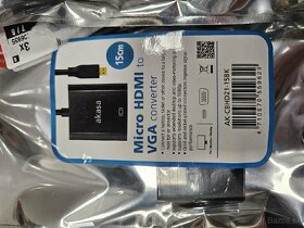 Micro HDMI to VGA Akasa 3ks - 2