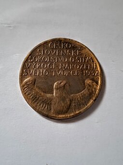 BRONZOVA MEDAILA MIROSLAV TYRŠ 1932 - 2