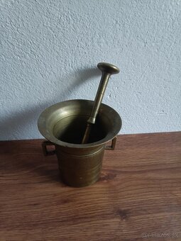 Mosadzný mažiar - 2