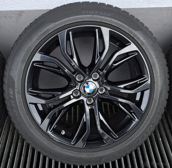 225/50 R18 zimné+disky BMW Y-Spoke 566 Black - 2