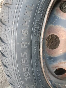 Zimne kolesa 195/55r16 peugeot citroen - 2
