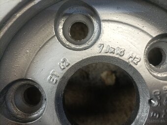 Alu disky 7Jx16 ET 42 Audi 57.1 5x112 rozteč - 2