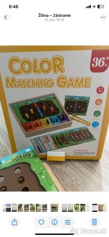 Montessori - ukladanie huseniciek - 2