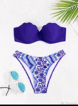 Fialové plavky M - 2