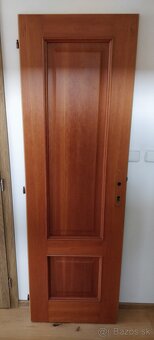 Drevené dvere - dekor čerešňa dyhovaná - 2