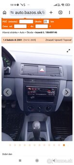 Škoda Fabia 1.4 benzín rok 2002 - 2