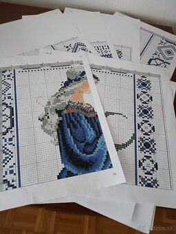 Krížikové vyšívanie 1. - 2