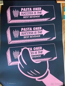 Pasta Oner “Success is the best revenge"/50 černá-fialová - 2