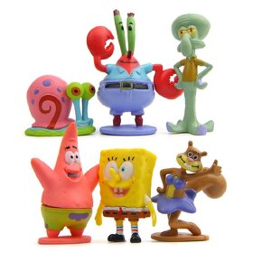 Spongebob figúrky balenie 6 ks - ihneď - 2