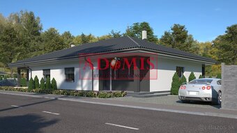 komplet dokončený 4-izb.BUNGALOV, VŠETKY SIETE, obec Ďurkov, - 2