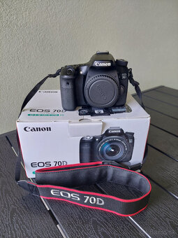 Predám digitálnu zrkadlovku Canon EOS 70D + Príslušenstvo - 2