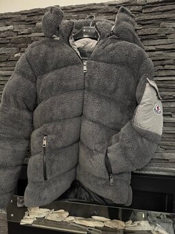 Moncler šedá zimná bunda - 2