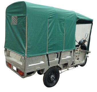 Nákladná elektrická trojkolka - plachta - 2