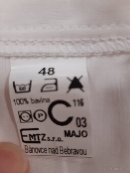 Zdravotnícka - laboratórna biela dámska košeľa. - 2